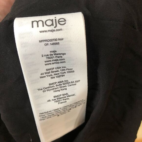 Maje Roany Velvet Cut Out Mini Dress - Picture 11 of 14